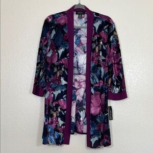 Floral textured cardigan/jacket, size 16